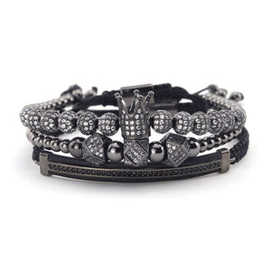 Luxury Steel Bead Bracelet