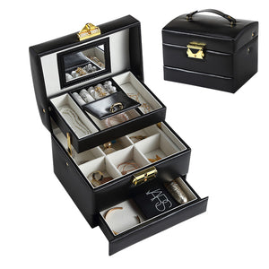 PU Leather Large Jewelry Box