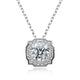 Moissanite Antique Halo Style  Pendant Necklace