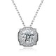 Moissanite Antique Halo Style  Pendant Necklace