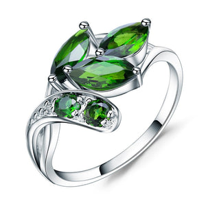 Natural Chrome Diopside Gemstone Ring