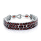 Red Garnet Gemstone Bracelet