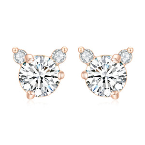 925 Silver Diamond Earrings