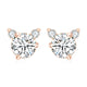 925 Silver Diamond Earrings