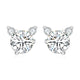 925 Silver Diamond Earrings