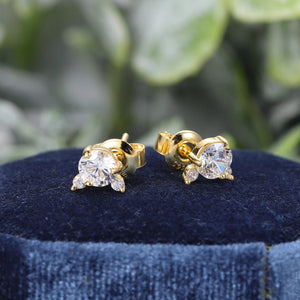 925 Silver Diamond Earrings