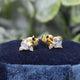 925 Silver Diamond Earrings