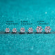 925 Silver Diamond Earrings 5mm