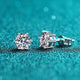 925 Silver Diamond Earrings 5mm