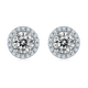 6 Prong Round  Diamond Stud Earring