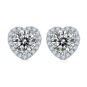 6 Prong Round  Diamond Stud Earring