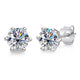 6 Prong Round  Diamond Stud Earring