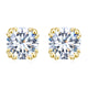 925 Silver Diamond Stud Earrings