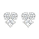 Gold Moissanite Diamond Earrings