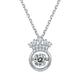 925 Sterling Silver Dancing Diamond Necklace