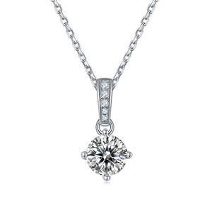 925 Sterling Silver Diamond Necklace