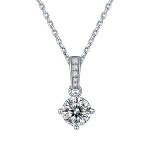 925 Sterling Silver Diamond Necklace