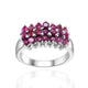 925 Sterling Silver Gemstone Band Ring