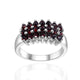 925 Sterling Silver Gemstone Band Ring