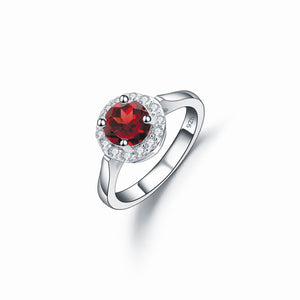 925 Sterling Silver Gemstone Ring