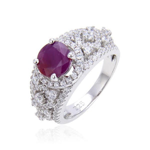 925 Sterling Silver Gemstone Ring