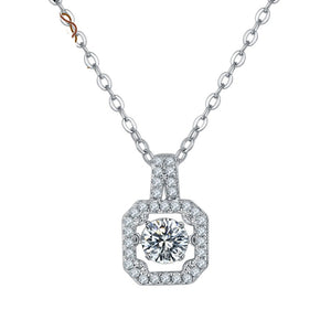 Dancing Diamond Necklace with Twinkle