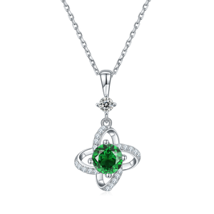 925 Sterling Silver Knot Pendant Necklace