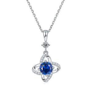 925 Sterling Silver Knot Pendant Necklace
