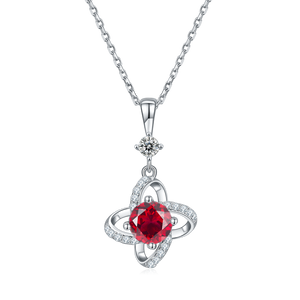 925 Sterling Silver Knot Pendant Necklace