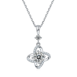925 Sterling Silver Knot Pendant Necklace