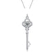Diamond Key Pendant Necklace