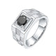925 Sterling Silver Moissanite & Diamond Ring