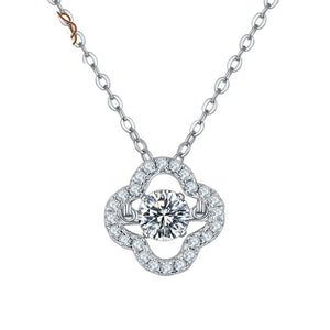 925 Sterling Silver Diamond Pendant Necklace