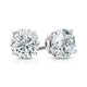 Diamond Moissanite Solitaire Stud Earrings