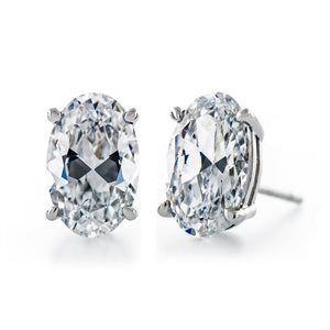 GEM Moissanite Silver Earrings