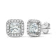 Round Moissanite Diamond Earrings