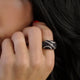 925 sterling silver Natural Gemstone Ring