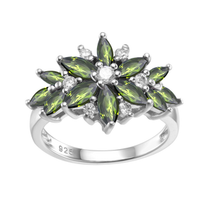 925 Sterling Silver Tourmaline Ring