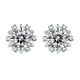 Diamond Snowflake Stud Earrings