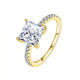 1.49Ct Princess Cut Cubic Zirconia Wedding Ring