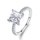 1.49Ct Princess Cut Cubic Zirconia Wedding Ring