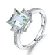 Natural Green Amethyst Ring