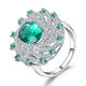 Nano Emerald Vintage Cocktail  Ring