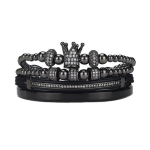 Luxury Royal King Crown Men Bracelet