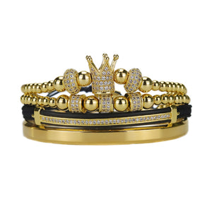 Luxury Royal King Crown Men Bracelet