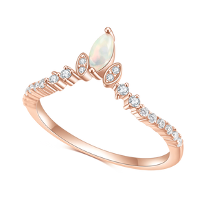 Oval cut Milky Blue Moonstone Ring Set