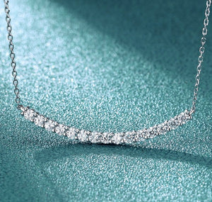 0.9ct 100% Real Moissanite Diamond Necklace