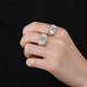 2ct Real Moissanite Diamond Ring