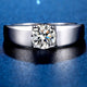 1CT Moissanite Diamond Ring