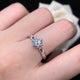 3 Carat Solitaire Moissanite Lab Grown Diamond Ring